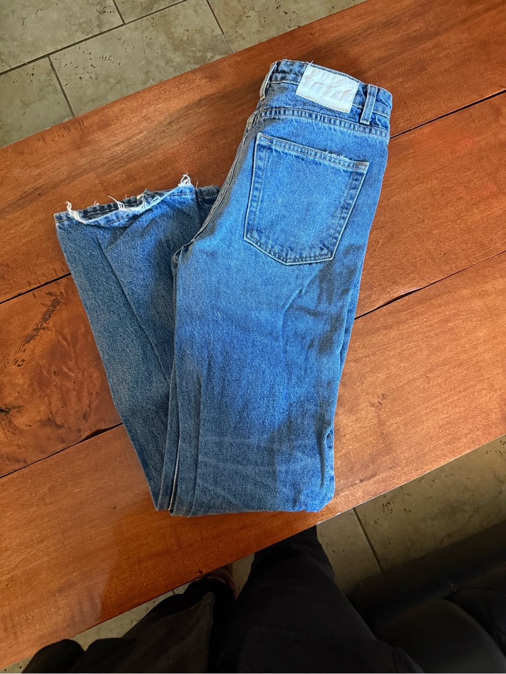GRLFRND Light Wash Blue Low-Rise Boyfriend Jeans Los Feliz